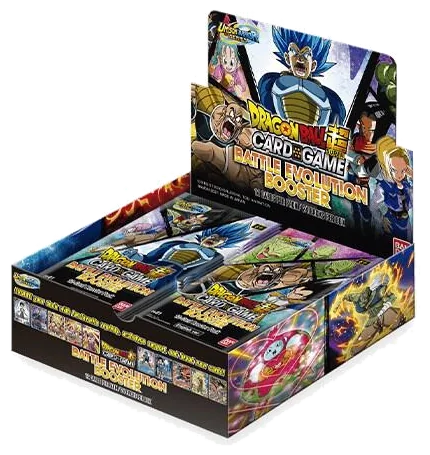 Dragon Ball Super Masters Battle Evolution Booster, display de boosters