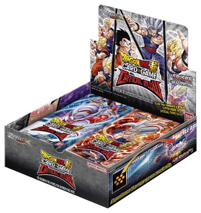 Dragon Ball Super Masters Critical Blow booster display