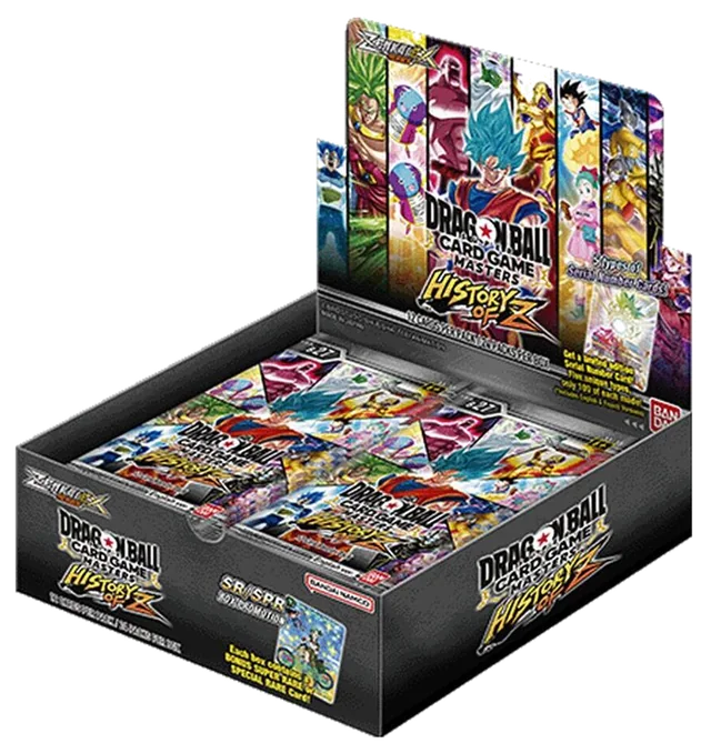 Dragon Ball Super Masters History of Z Booster-Display