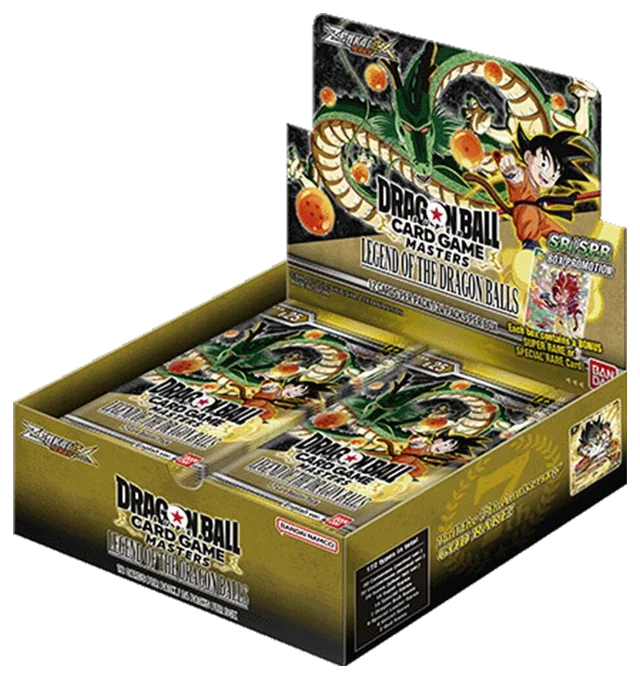 Dragon Ball Super Masters Legend of the Dragon Balls Booster-Display