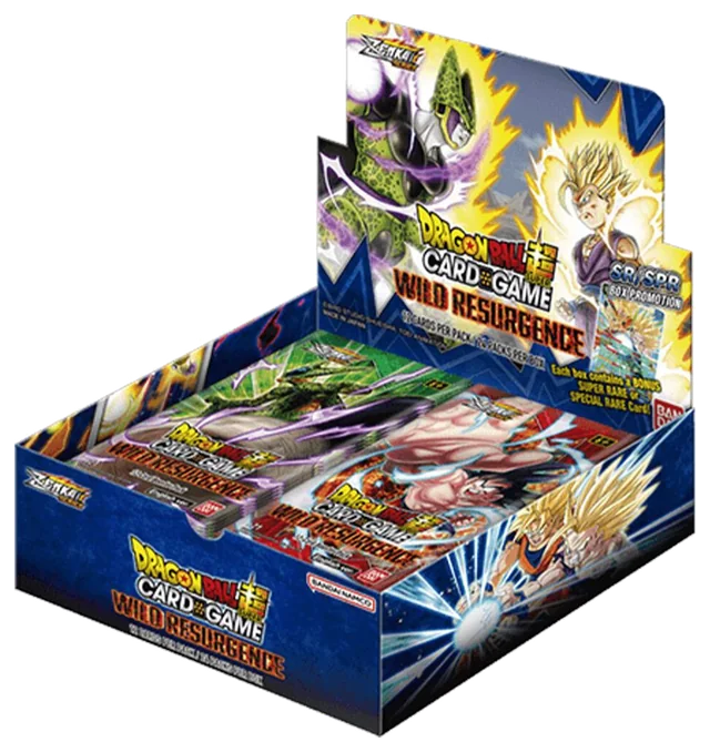 Dragon Ball Super Masters Wild Resurgence booster display