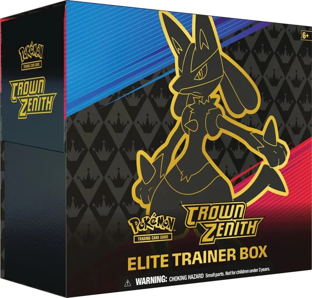 Pokémon Crown Zenith Top-Trainer-Box