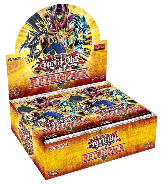 Yu-Gi-Oh! Retro Pack (2024 reprint) booster display